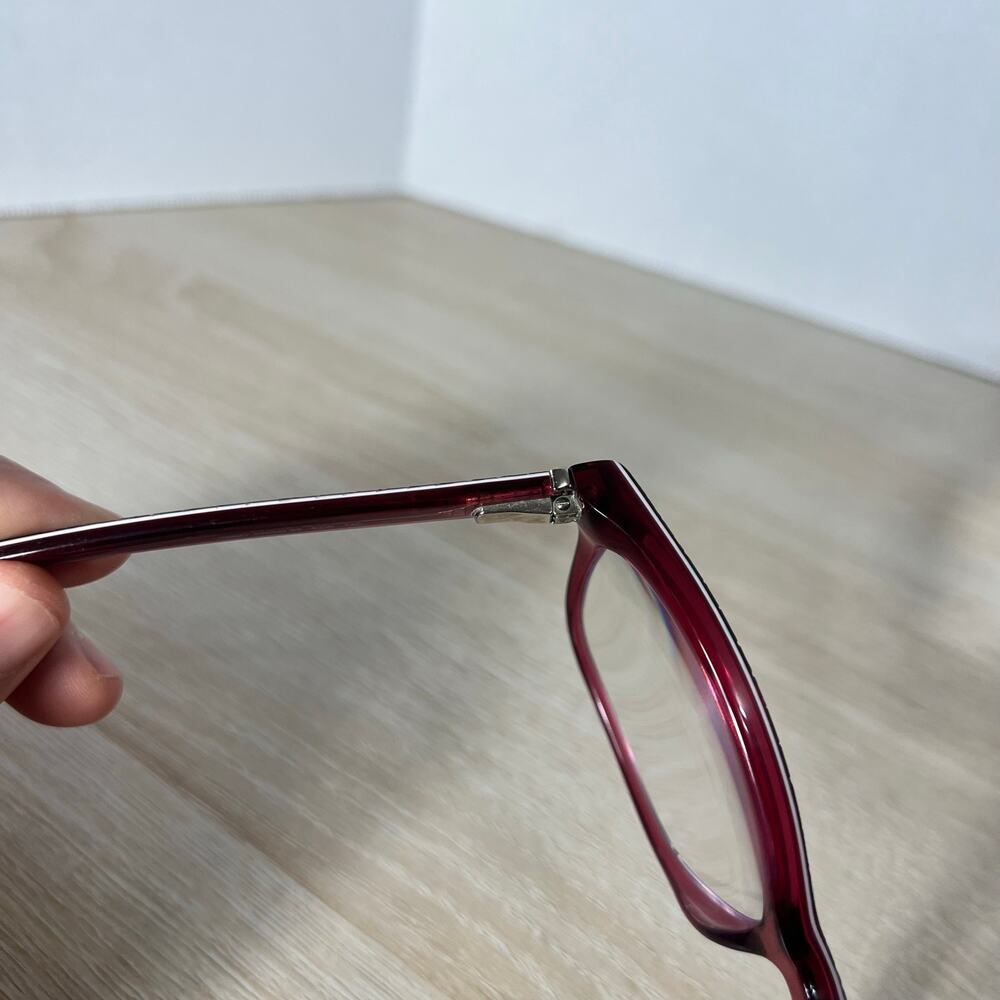 Jimmy Choo JC 98 8ZW Eyeglasses Red Snakeskin Frames 53-15-140 - Picture 5 of 13